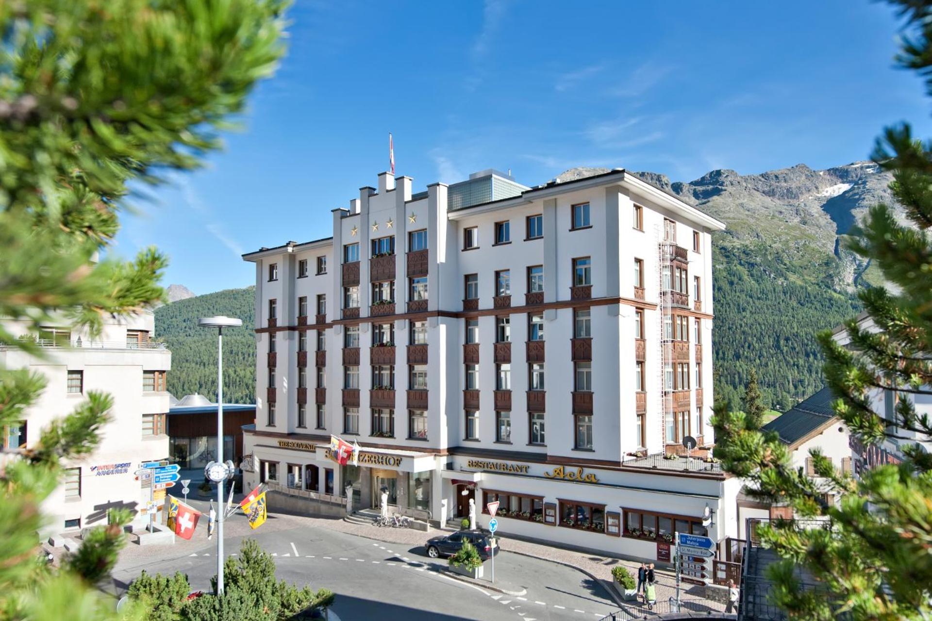 Hotel Schweizerhof St. Moritz Exterior foto